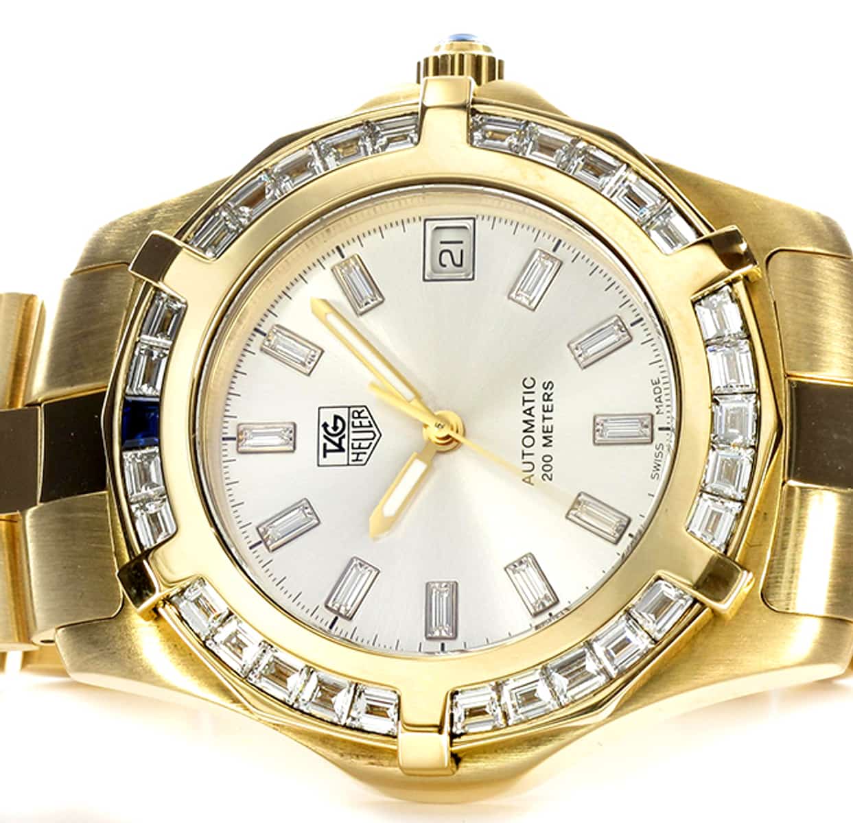 Tag heuer 2000 exclusive gold sale